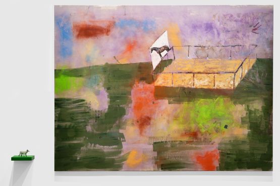 Ghost manege by Jenny Watson contemporary artwork Painting
