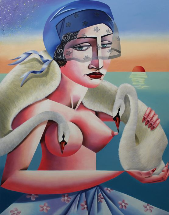 Bosphorus Love Song by Jade Ching-Yuk Ng contemporary artwork Painting