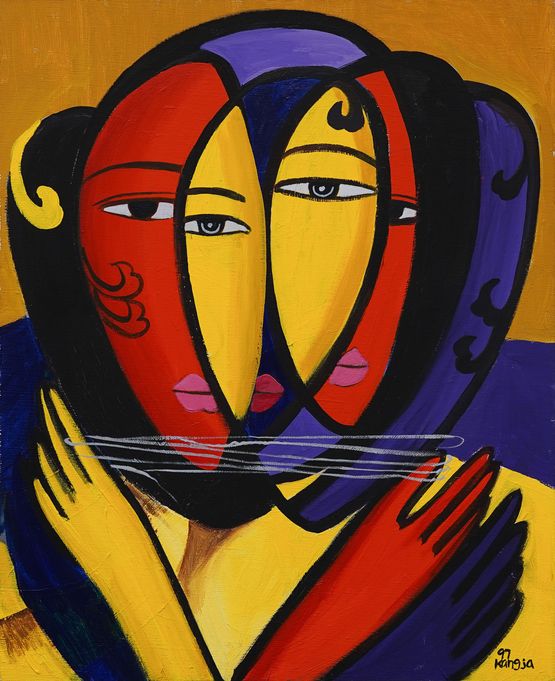 Woman by Jung Kangja contemporary artwork Painting