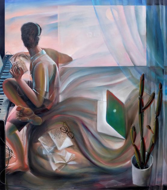 Studio by Alvin Ong contemporary artwork Painting