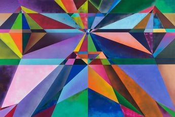 Contemporary art exhibition Yusuke Komuta Color Unfolds at SCAI THE BATHHOUSE Tokyo Japan