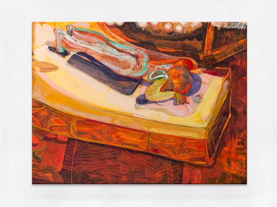 Simulating the end concocting the beginning by Guglielmo Castelli contemporary artwork Painting