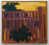 Fencescape by Lynne Drexler contemporary artwork painting