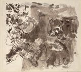 Following Mr Wu Guanzhong by Jonathan Nichols contemporary artwork painting works on paper