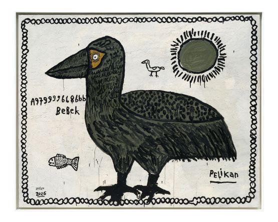 Anak Kalkun Poult by Yunizar contemporary artwork Painting