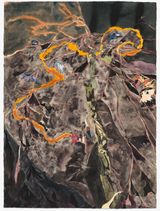 Flute Song by Adam Lee contemporary artwork painting works on paper