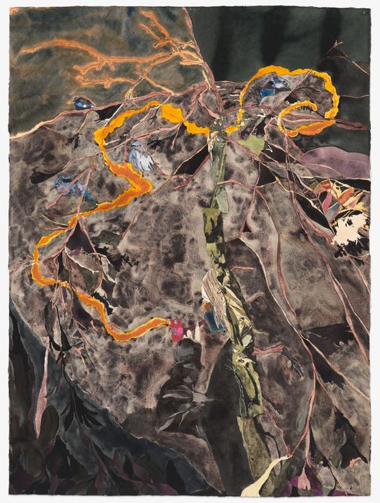 Flute Song by Adam Lee contemporary artwork Painting
