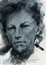 Etude pour Rimbaud by Ernest Pignon-Ernest contemporary artwork painting