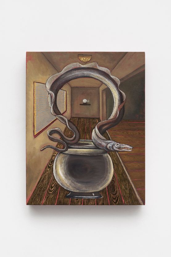 Peixe-espelho by Anna Livia Taborda Monahan contemporary artwork Painting