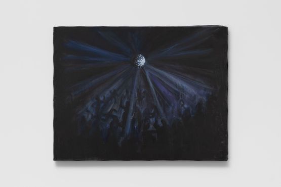 Untitled nocturnal Interior by Tony Oursler contemporary artwork Painting