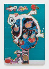 Tree of Desire by Hadi Falapishi contemporary artwork mixed media painting