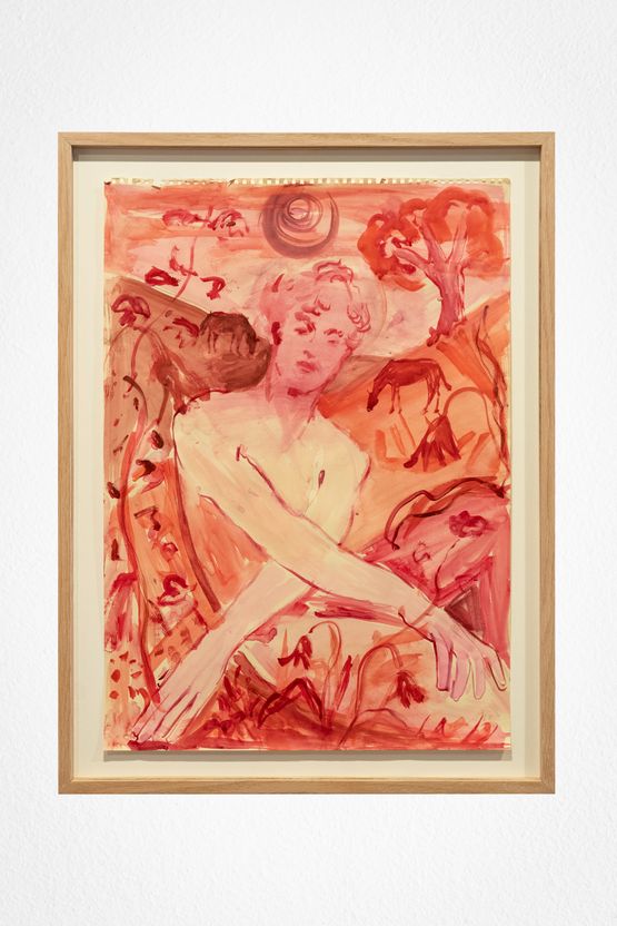 Hunters Moon by Luke Edward Hall contemporary artwork Works on Paper