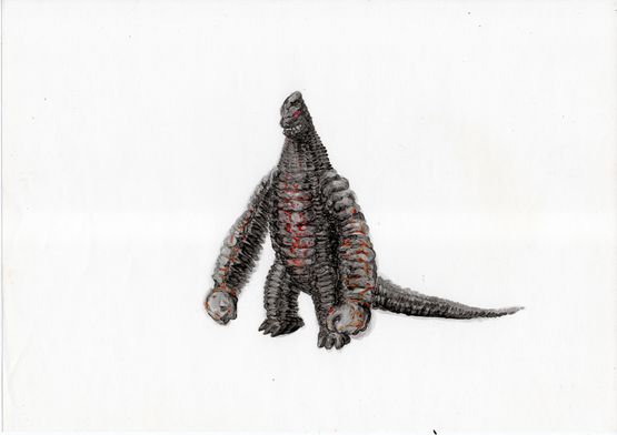 ex red king by So Yo-Hen contemporary artwork Works on Paper