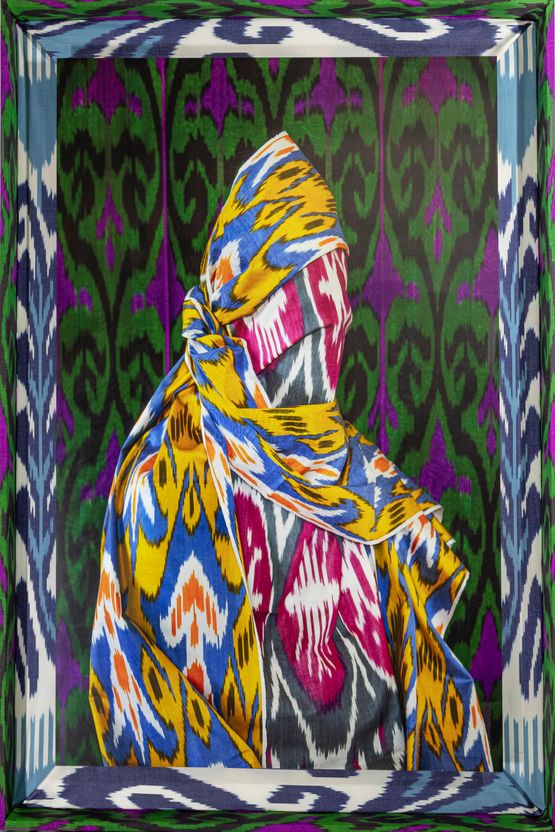 Ikat Emerald by Alia Ali contemporary artwork Photography
