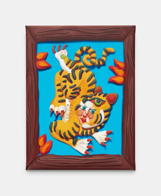 Tiger by Natalia Ocerin contemporary artwork Painting