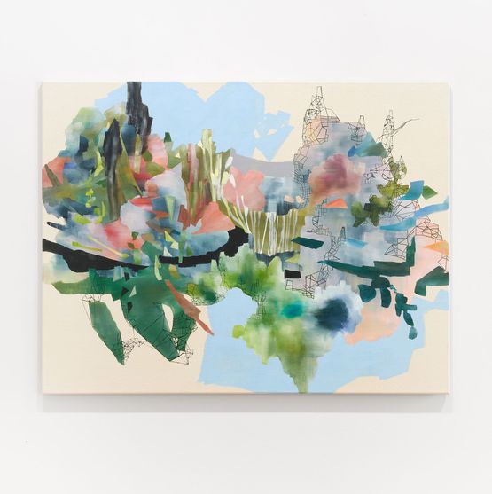 Landscape Composition 4 by Nozomi Hasegawa contemporary artwork Painting