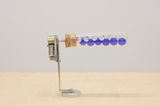 SPIRAL BLUE  CLEAR by Yukio Fujimoto contemporary artwork mixed media sculpture