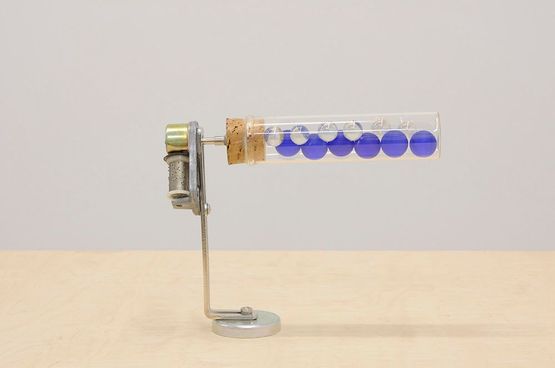 SPIRAL BLUE  CLEAR by Yukio Fujimoto contemporary artwork Sculpture