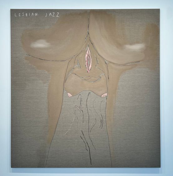 Lesbian Jazz N19 by Anouk Lamm Anouk contemporary artwork Painting