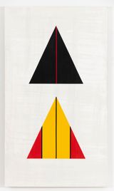 BN The Triangle Paintings by David Diao contemporary artwork painting