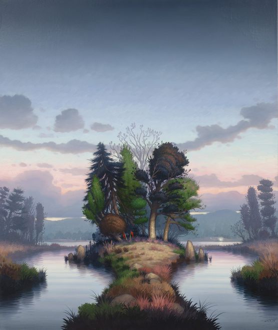 Education of a gardener by Alexander McKenzie contemporary artwork Painting