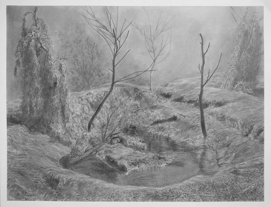 Untitled by Pranay Dutta contemporary artwork Drawing