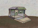 Song Zhuang 2017 No.8 by Wang Chuan contemporary artwork painting