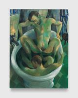 The green bath by Louis Fratino contemporary artwork painting
