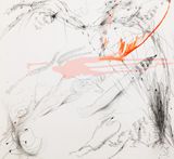 Demi-Plie by Xiyao Wang contemporary artwork painting works on paper