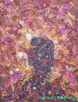 My Buddha Petal Rain by Zou Jianping contemporary artwork mixed media painting