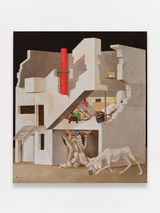 La lune errante by Xiao Guo Hui contemporary artwork painting