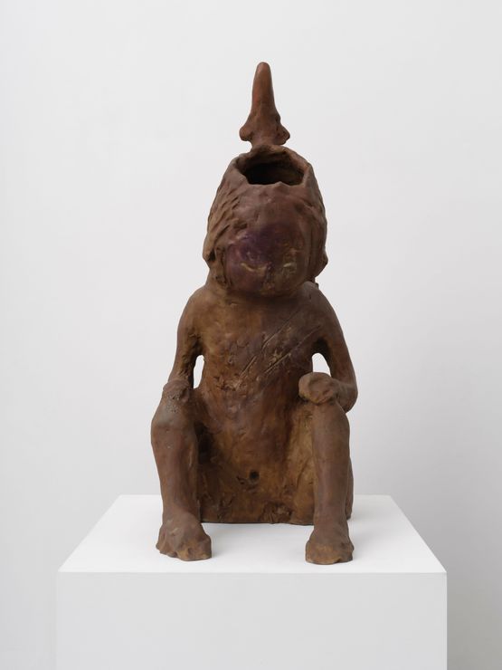 Rocket Girl II by Leiko Ikemura contemporary artwork Sculpture