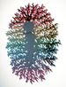 Spectral Growth by Jen Stark contemporary artwork Painting