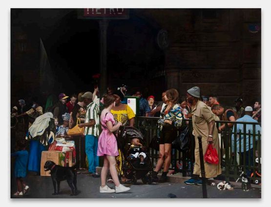 Paname by Bilal Hamdad contemporary artwork Painting