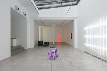 Contemporary art exhibition Ivan Navarro Prostutopia at Templon Brussels Belgium