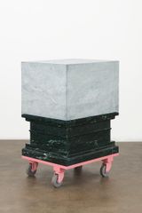 Mother on Wheels Verde Antique by Shahryar Nashat contemporary artwork sculpture