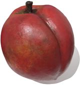 Peach by Fay Ming contemporary artwork sculpture