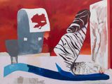 The Bleeding Encyclopedia by Miao Miao contemporary artwork painting