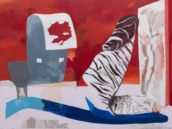 The Bleeding Encyclopedia by Miao Miao contemporary artwork Painting