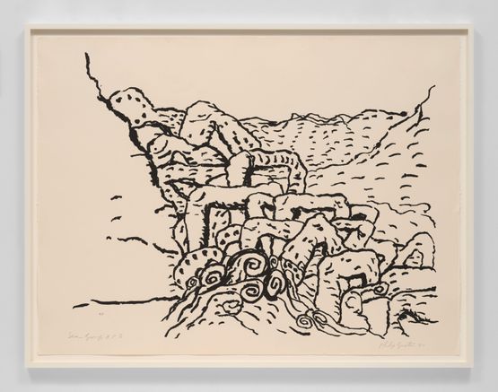 Sea Group by Philip Guston contemporary artwork Print