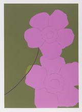 Flowers of Dover I by Gary Hume contemporary artwork print