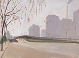 East Fourth Road by Wu Yi contemporary artwork painting works on paper