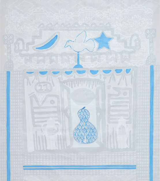 Ile de Oxala Moradismo series by Alberto Pitta contemporary artwork Painting