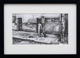 Kayp Video serisi  from the series Lost Video by Cengiz Tekin contemporary artwork works on paper