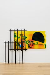 Are We Home by Hadi Falapishi contemporary artwork installation painting