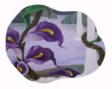 Calla Lilies Dance No.3 by Lin Shan contemporary artwork painting