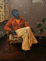 Self Contained by Olamide Ogunade Olisco contemporary artwork drawing