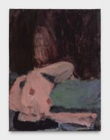 Upside Down Nude by Janice Nowinski contemporary artwork painting works on paper