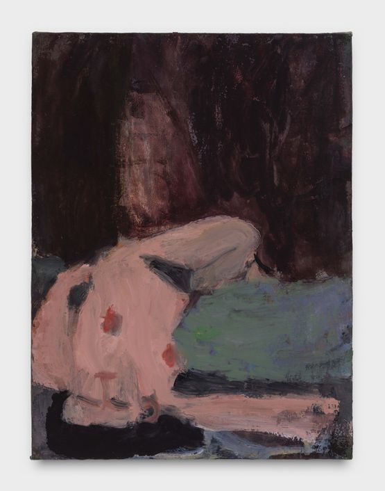 Upside Down Nude by Janice Nowinski contemporary artwork Painting