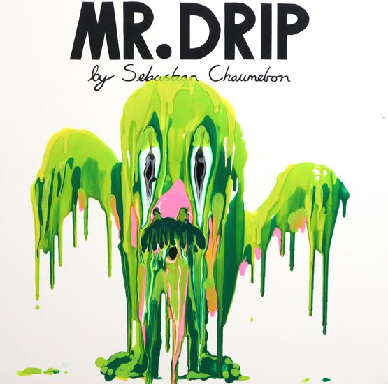 MR DRIP by Sebastian Chaumeton contemporary artwork Painting